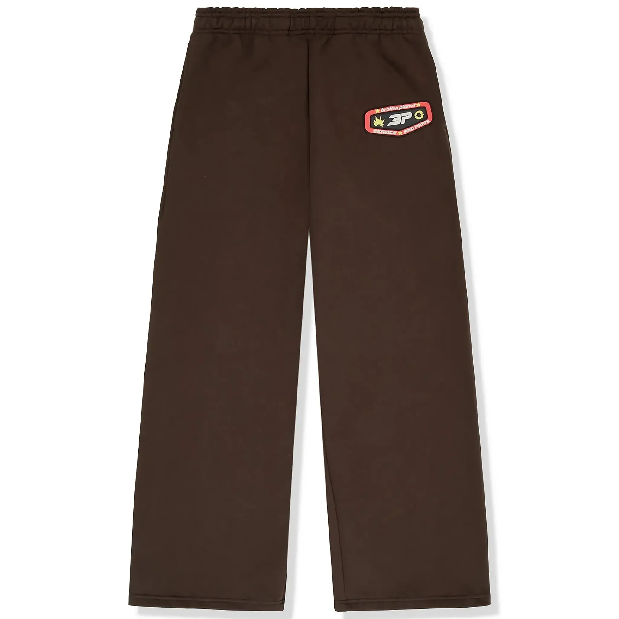 Broken Planet Market Broken Planet Wide Leg Out Of Service Mocha Brown Sweatpants< Bottoms|Sweatpants