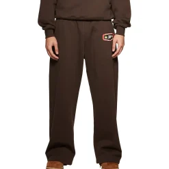 Broken Planet Market Broken Planet Wide Leg Out Of Service Mocha Brown Sweatpants< Bottoms|Sweatpants