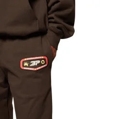 Broken Planet Market Broken Planet Wide Leg Out Of Service Mocha Brown Sweatpants< Bottoms|Sweatpants