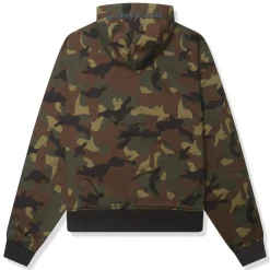 Broken Planet Market Broken Planet Zip-Up Camo Green Hoodie< Sweatshirts & Hoodies