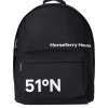 Burberry Coordinates Print Nylon Black Backpack< Bags|Backpacks