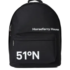 Burberry Coordinates Print Nylon Black Backpack< Bags|Backpacks