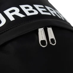 Burberry Coordinates Print Nylon Black Backpack< Bags|Backpacks