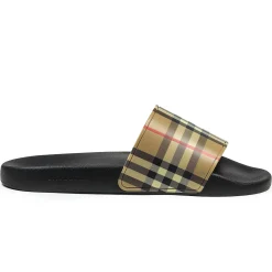 Burberry Furley Beige Slides< Sandals & Slides