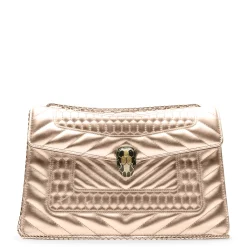 Bvlgari Serpenti Nappa Leather Bag Gold< Cross Body Bags|Bags