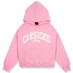 Carsicko London Pink Hoodie< Sweatshirts & Hoodies