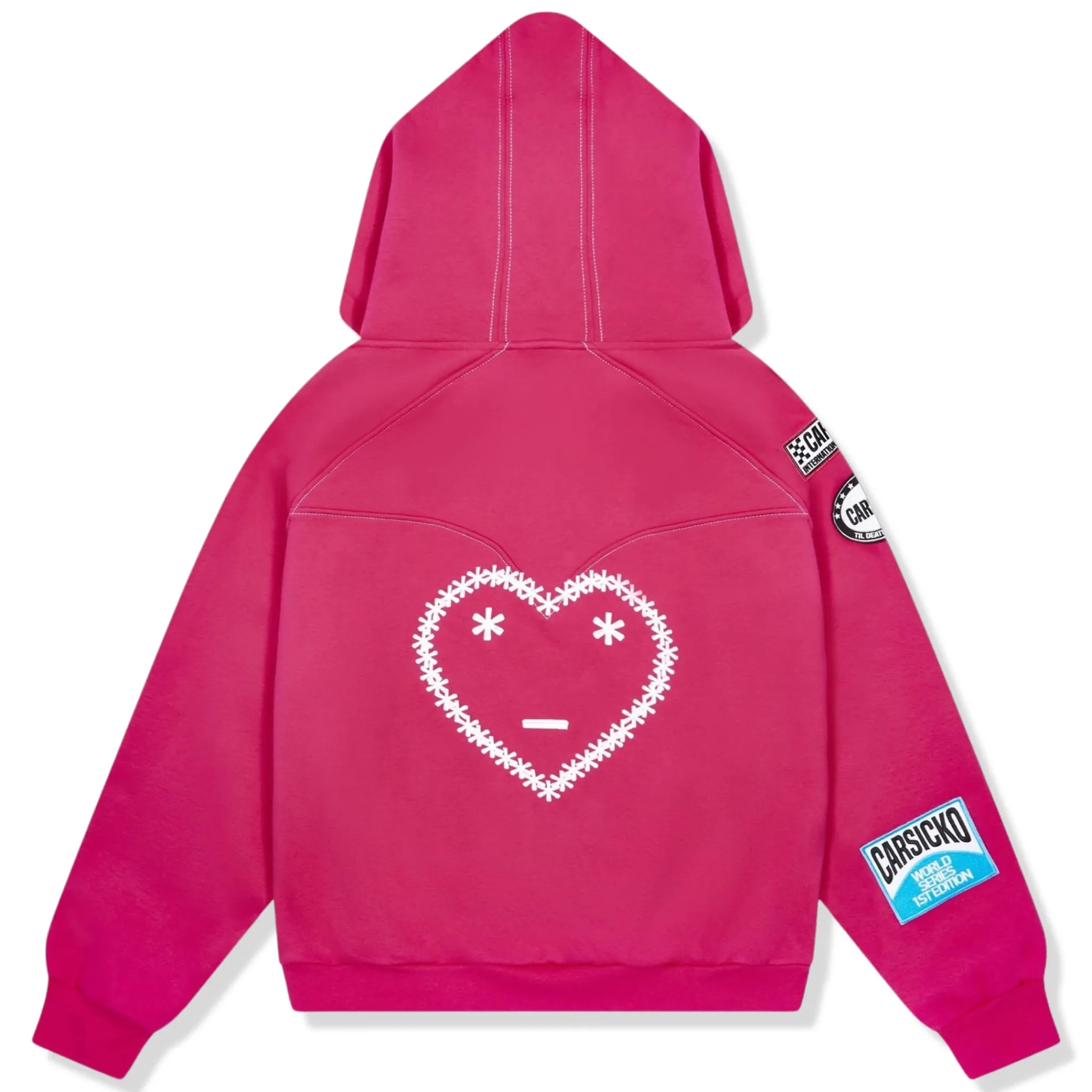 Carsicko Racing Club Pink Hoodie< Sweatshirts & Hoodies
