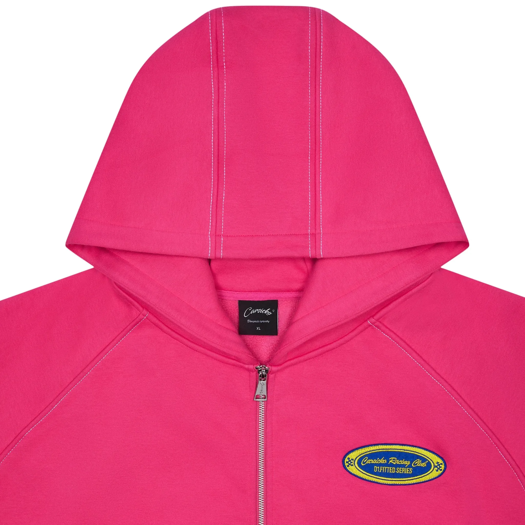 Carsicko Racing Club Pink Hoodie< Sweatshirts & Hoodies
