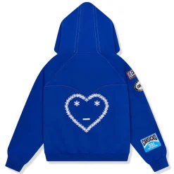 Carsicko Racing Club Zip-Up Blue Hoodie< Sweatshirts & Hoodies