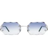 Cartier Eyewear CT00920-002 C Decor Diamond Cut Sunglasses< Sunglasses
