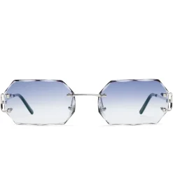 Cartier Eyewear CT00920-002 C Decor Diamond Cut Sunglasses< Sunglasses