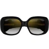 Cartier Eyewear CT0471S-001 Black Grey Sunglasses< Sunglasses