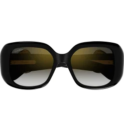 Cartier Eyewear CT0471S-001 Black Grey Sunglasses< Sunglasses