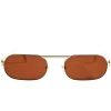 Cartier Eyewear CT0112S-003 C Decor Rimless Brown Gold Sunglasses< Sunglasses