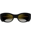 Cartier Eyewear CT0472S-001 C Panthere De Cartier Black Grey Sunglasses< Sunglasses