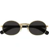Cartier Eyewear CT0464S-001 Gold Grey Sunglasses< Sunglasses