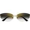 Cartier Eyewear CT0431S-001 Panthere De Cartier Gold Grey Sunglasses< Sunglasses