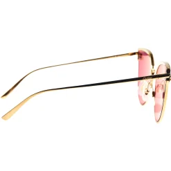 Cartier Eyewear CT0198S-004 Panthre De Cartier Pink Gold Sunglasses< Sunglasses