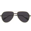 Cartier Eyewear CT0334S-001 Premier De Cartier Gold Grey Sunglasses< Sunglasses