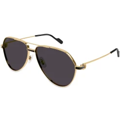 Cartier Eyewear CT0334S-001 Premier De Cartier Gold Grey Sunglasses< Sunglasses