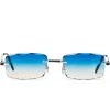 Cartier Eyewear Custom CT0343O-002 C Decor Rimless Sunglasses< Sunglasses