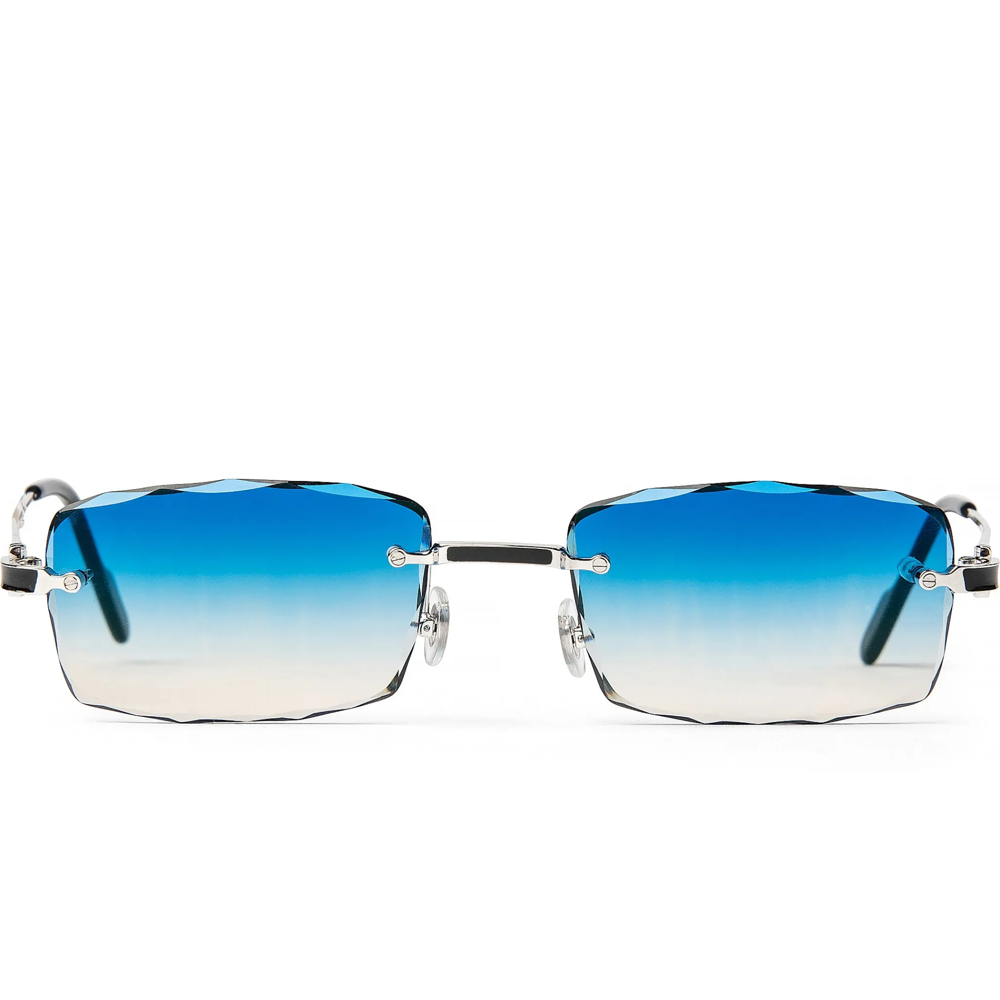 Cartier Eyewear Custom CT0343O-002 C Decor Rimless Sunglasses< Sunglasses