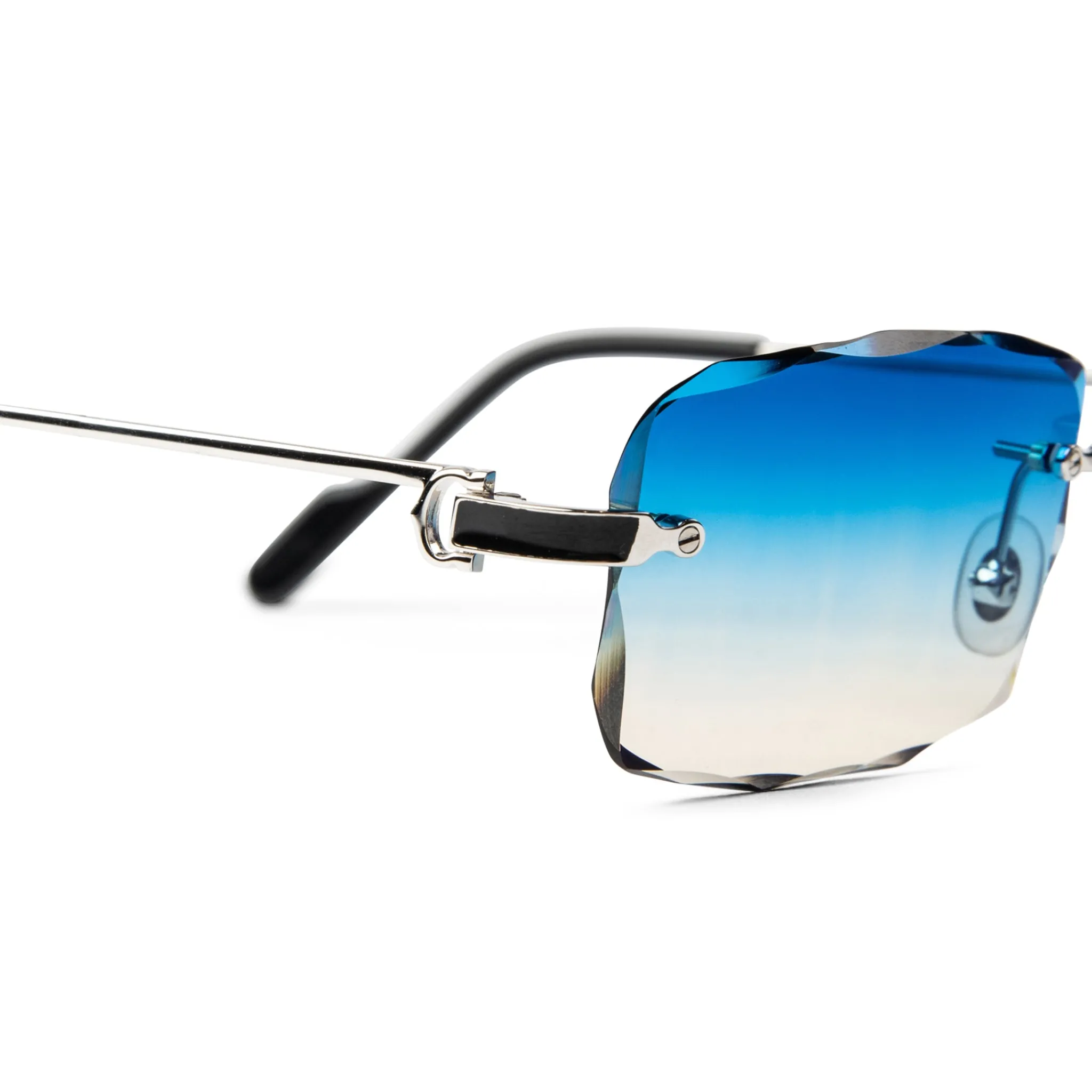 Cartier Eyewear Custom CT0343O-002 C Decor Rimless Sunglasses< Sunglasses