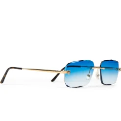 Cartier Eyewear Custom CT0148O-001 Panthere De Cartier Rimless Sunglasses< Sunglasses