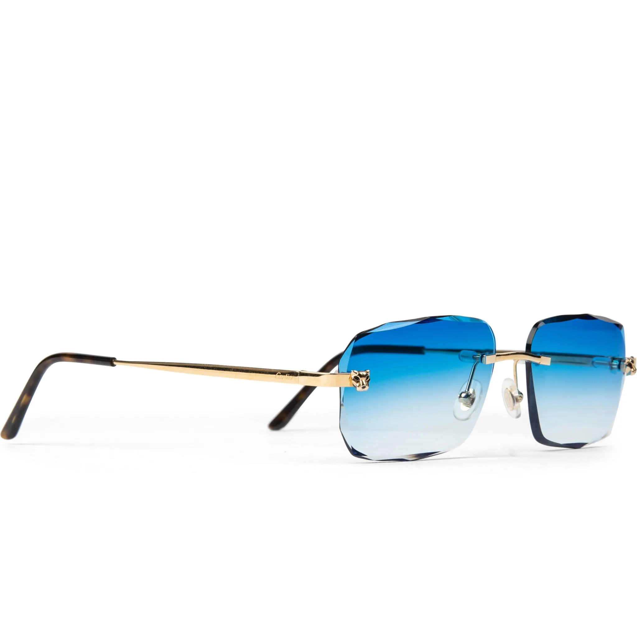 Cartier Eyewear Custom CT0148O-001 Panthere De Cartier Rimless Sunglasses< Sunglasses