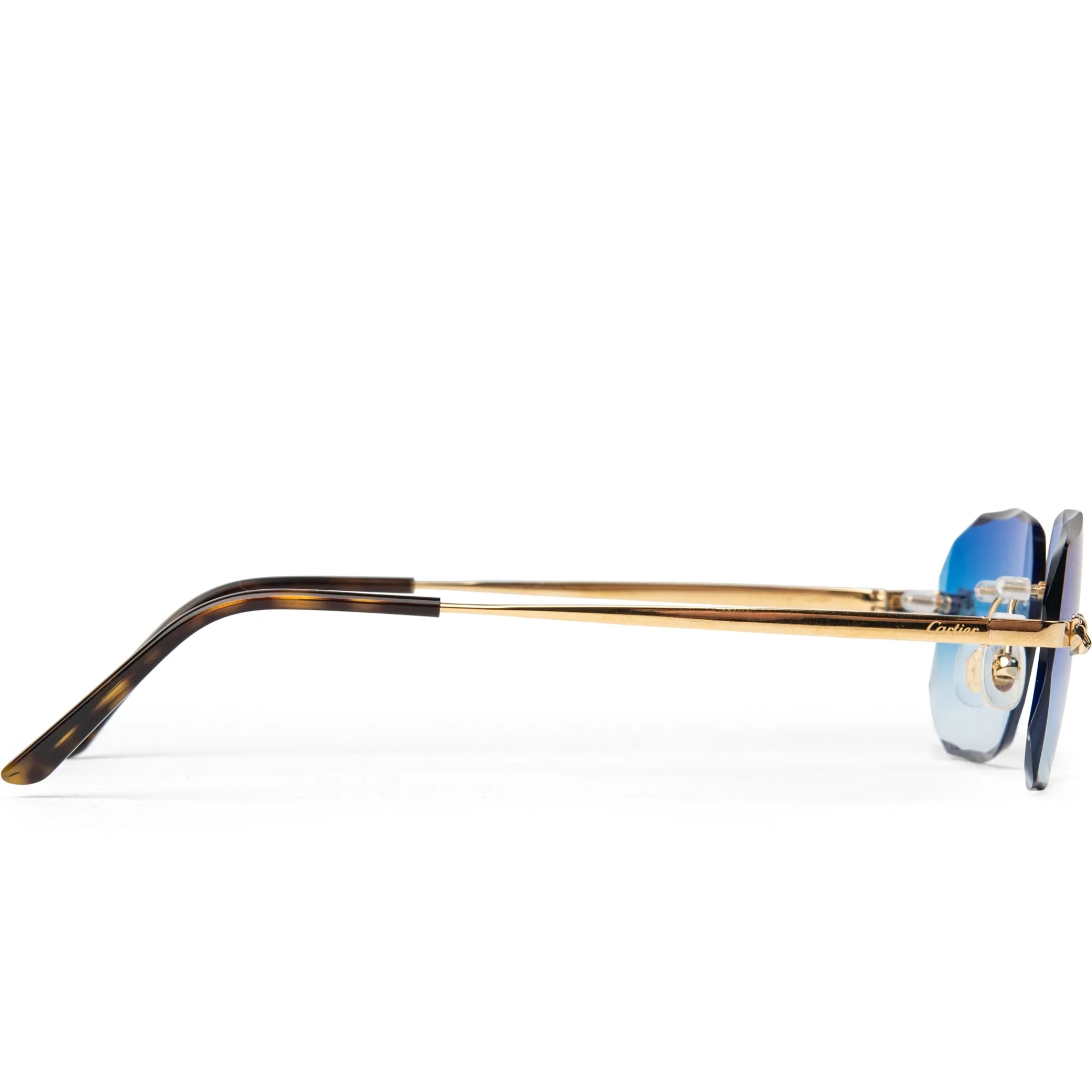 Cartier Eyewear Custom CT0148O-001 Panthere De Cartier Rimless Sunglasses< Sunglasses