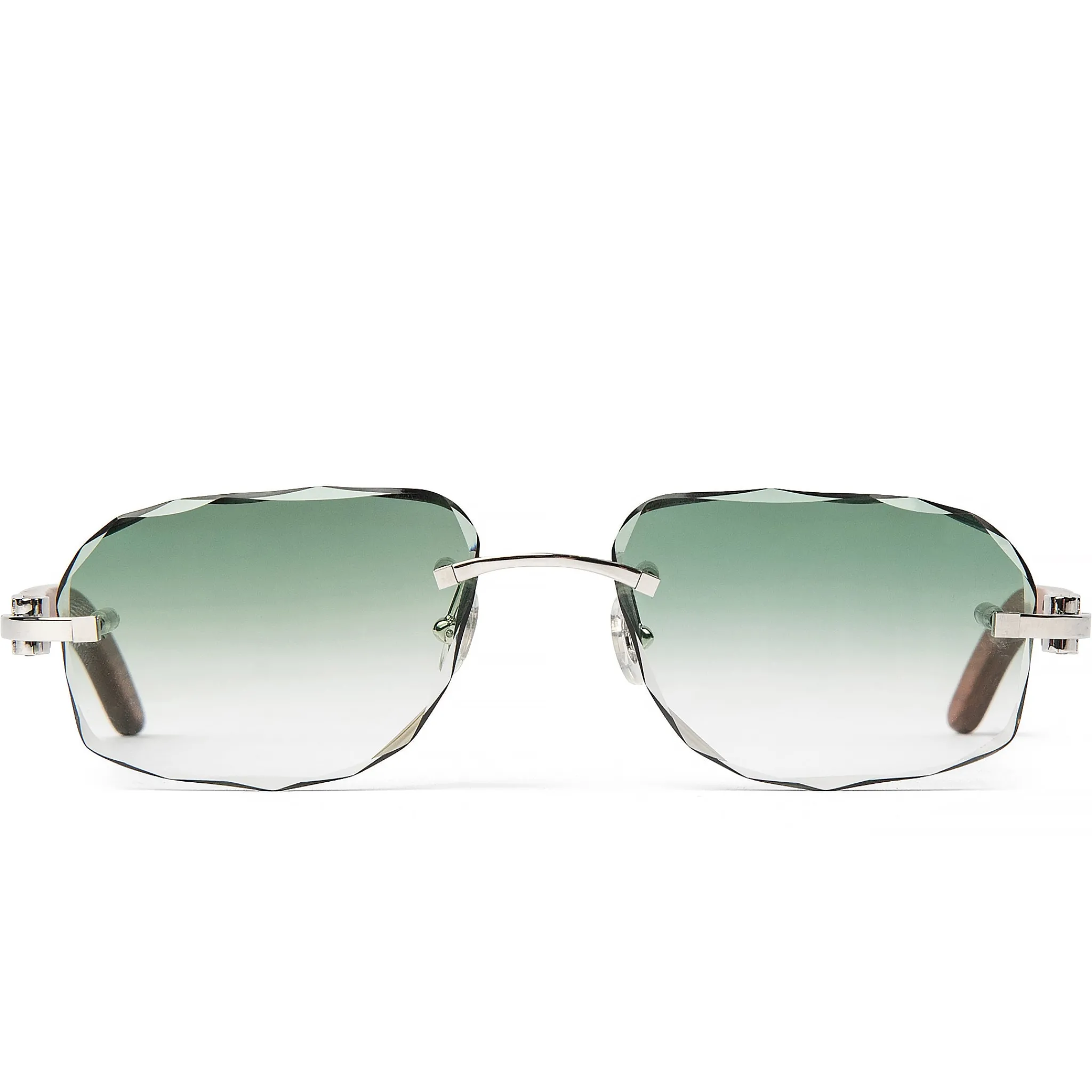 Cartier Eyewear Custom CT0052O-009 C Decor Rimless Sunglasses< Sunglasses