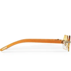 Cartier Eyewear Custom CT0286O-006 Premiere De Cartier Rimless Sunglasses< Sunglasses
