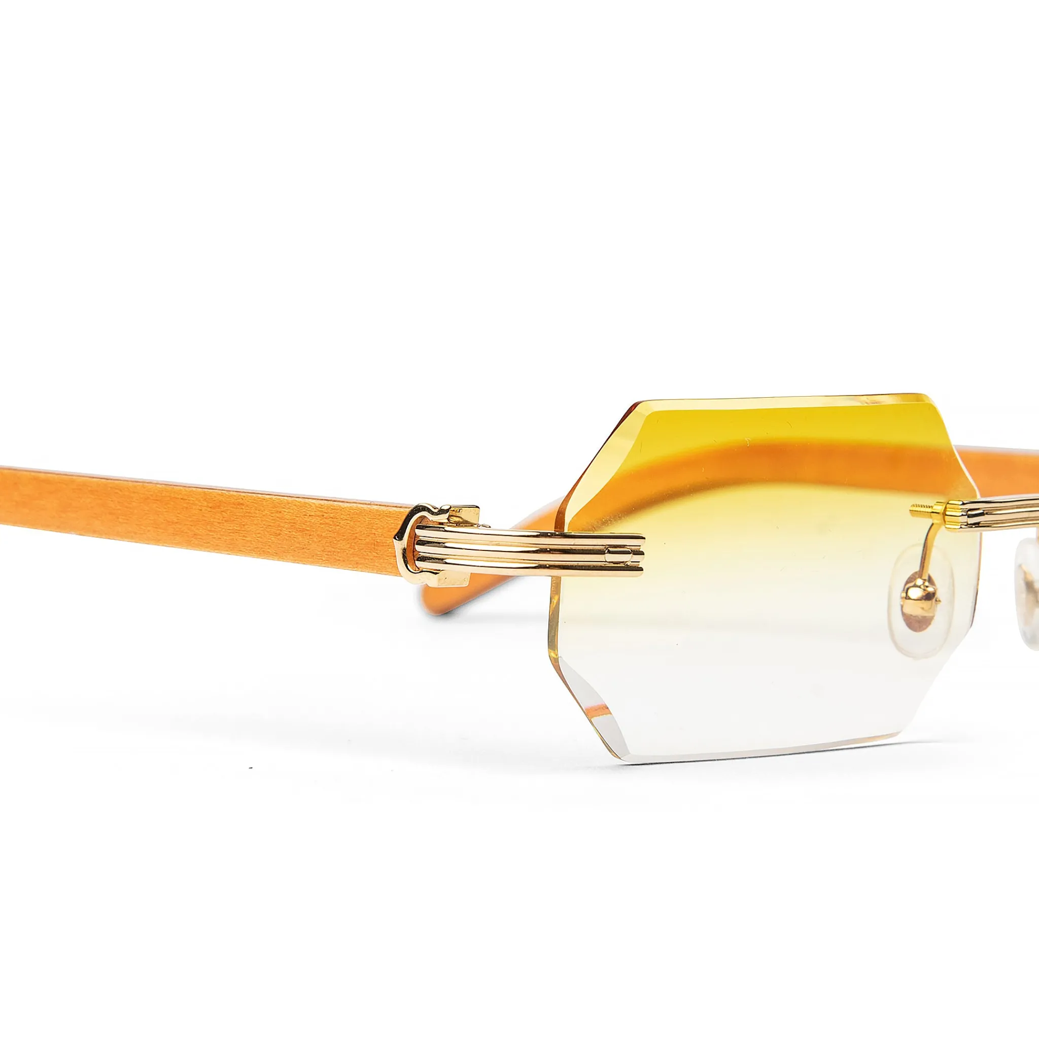 Cartier Eyewear Custom CT0286O-006 Premiere De Cartier Rimless Sunglasses< Sunglasses