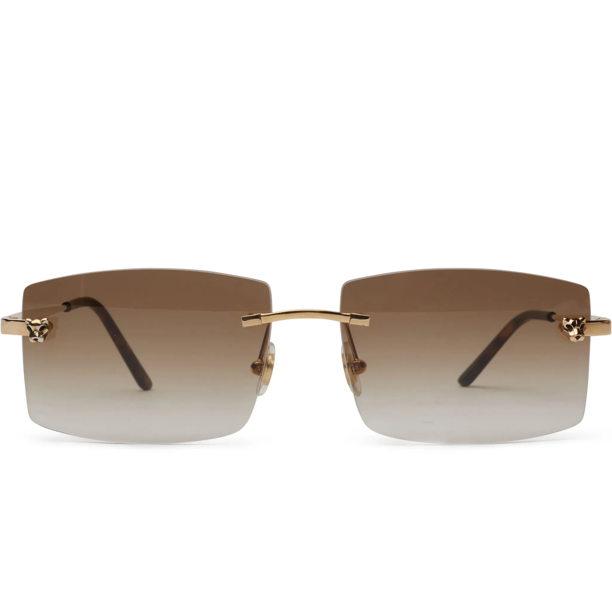 Cartier Eyewear Custom CT0148O-001 Panthere De Cartier Rimless Sunglasses< Sunglasses