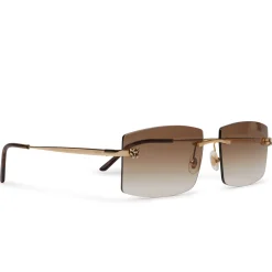 Cartier Eyewear Custom CT0148O-001 Panthere De Cartier Rimless Sunglasses< Sunglasses