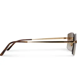 Cartier Eyewear Custom CT0148O-001 Panthere De Cartier Rimless Sunglasses< Sunglasses