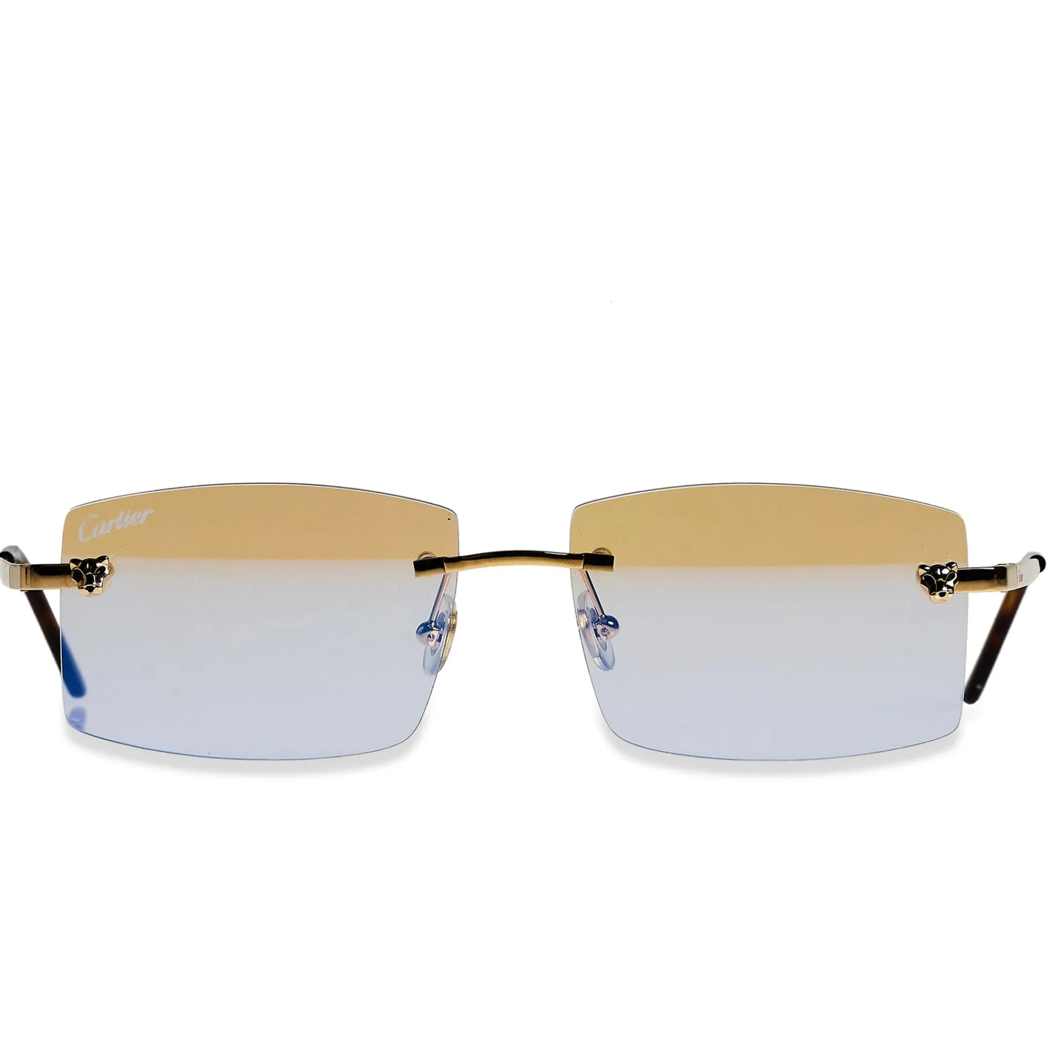 Cartier Eyewear Custom CT0148O-001 Panthere De Cartier Rimless Sunglasses< Sunglasses