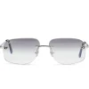 Cartier Eyewear Custom CT01480-002 Panthere De Cartier Rimless Sunglasses< Sunglasses
