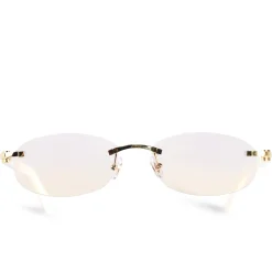 Cartier Eyewear Custom CT00560 C Decor Rimless Sunglasses< Sunglasses