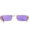 Cartier Eyewear Custom CT0092O-001 C Decor Rimless Sunglasses< Sunglasses