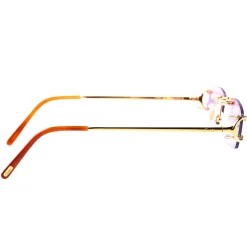 Cartier Eyewear Custom CT0092O-001 C Decor Rimless Sunglasses< Sunglasses