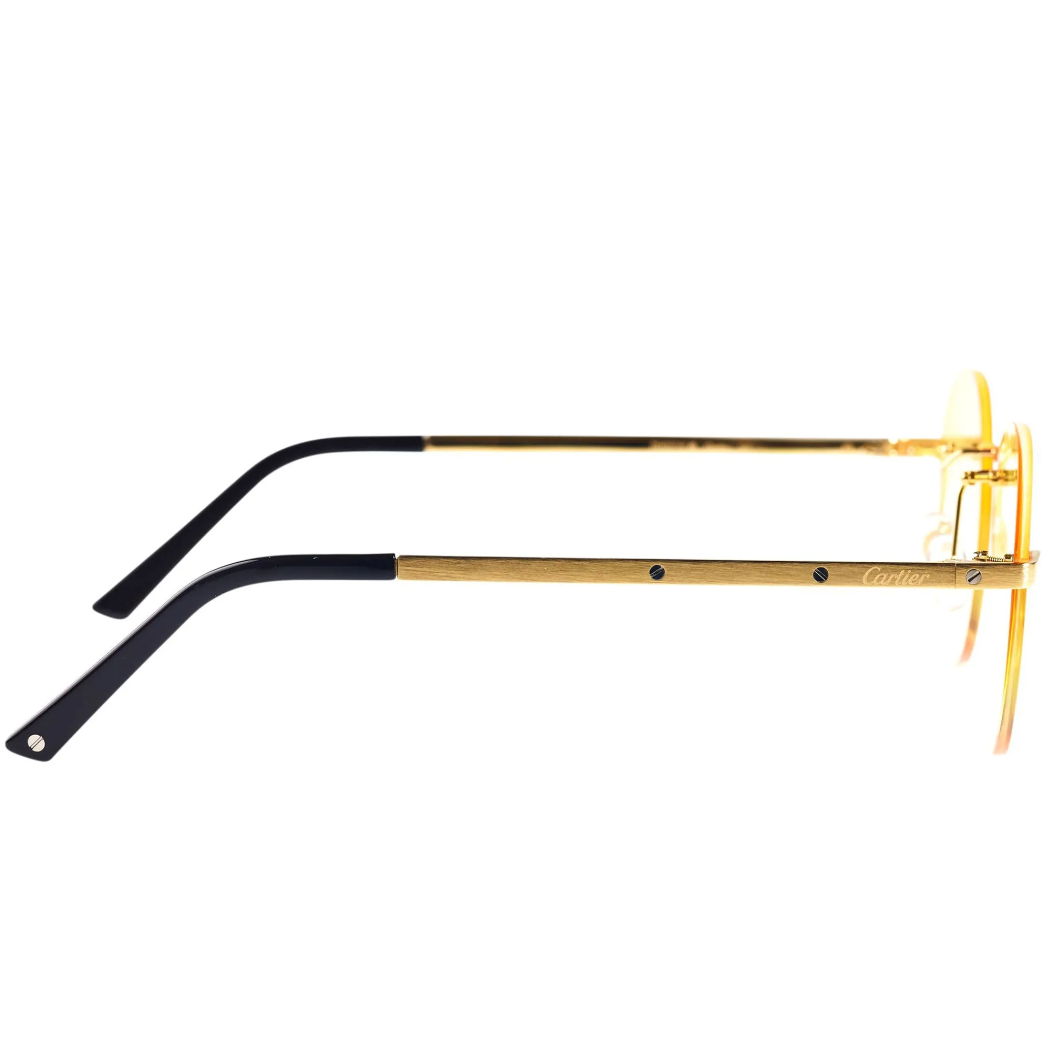 Cartier Eyewear Custom CT0167O Santos De Cartier Rimless Sunglasses< Sunglasses