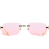 Cartier Eyewear Custom CT0113O-001 Panthere De Cartier Rimless Sunglasses< Sunglasses