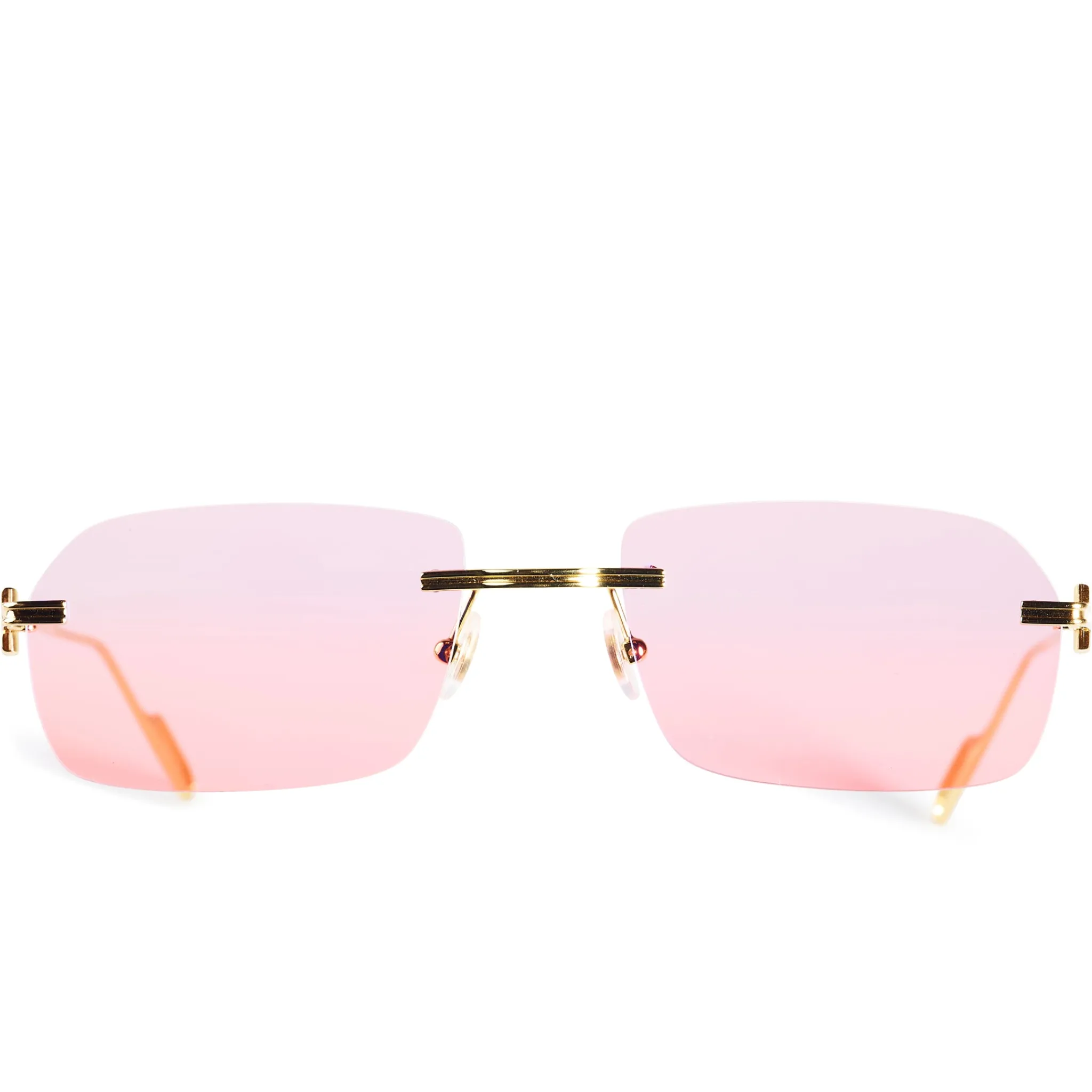 Cartier Eyewear Custom CT0113O-001 Panthere De Cartier Rimless Sunglasses< Sunglasses