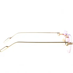 Cartier Eyewear Custom CT0113O-001 Panthere De Cartier Rimless Sunglasses< Sunglasses