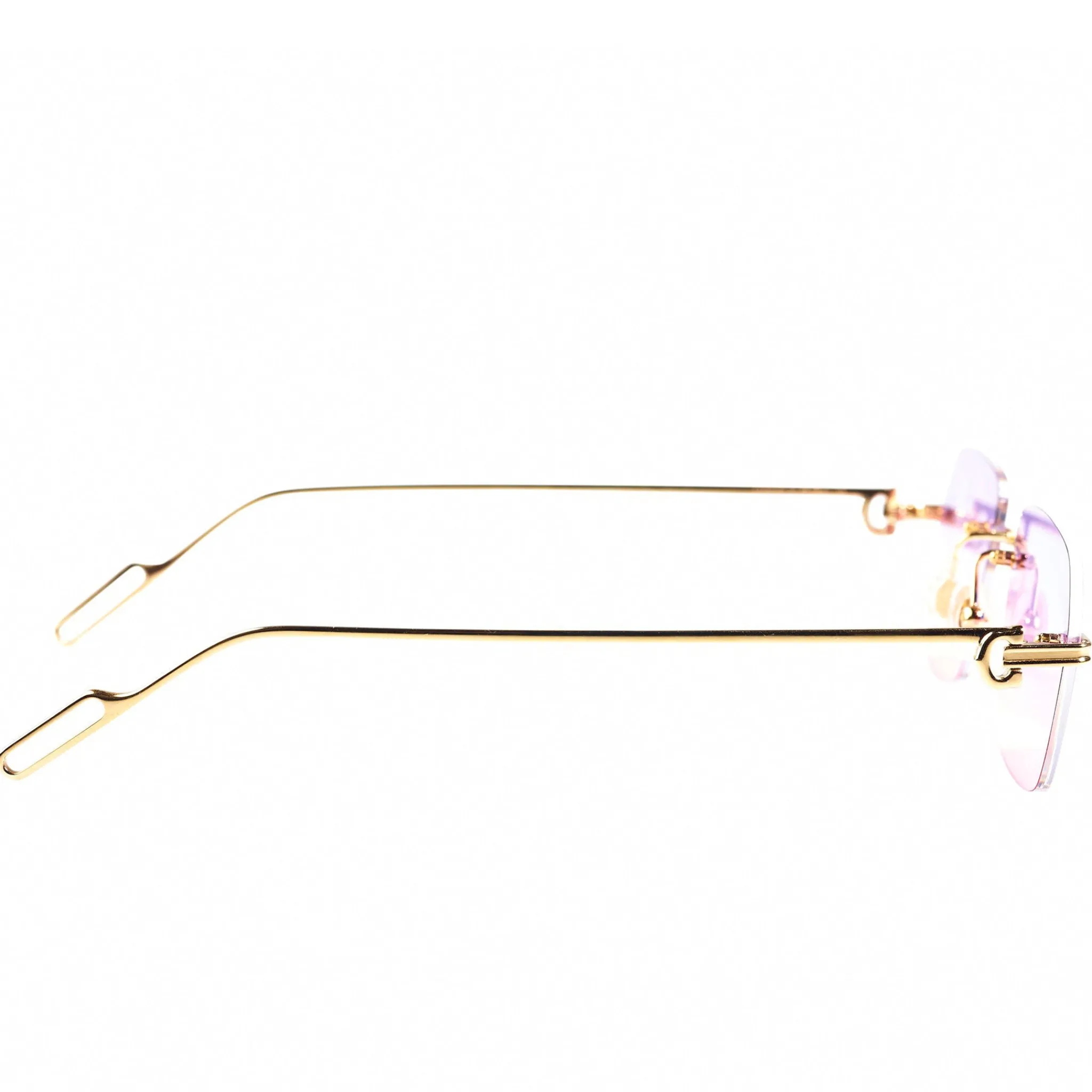 Cartier Eyewear Custom CT0113O-001 Panthere De Cartier Rimless Sunglasses< Sunglasses