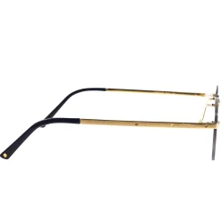 Cartier Eyewear Custom CT0167O Santos De Cartier Rimless Sunglasses< Sunglasses