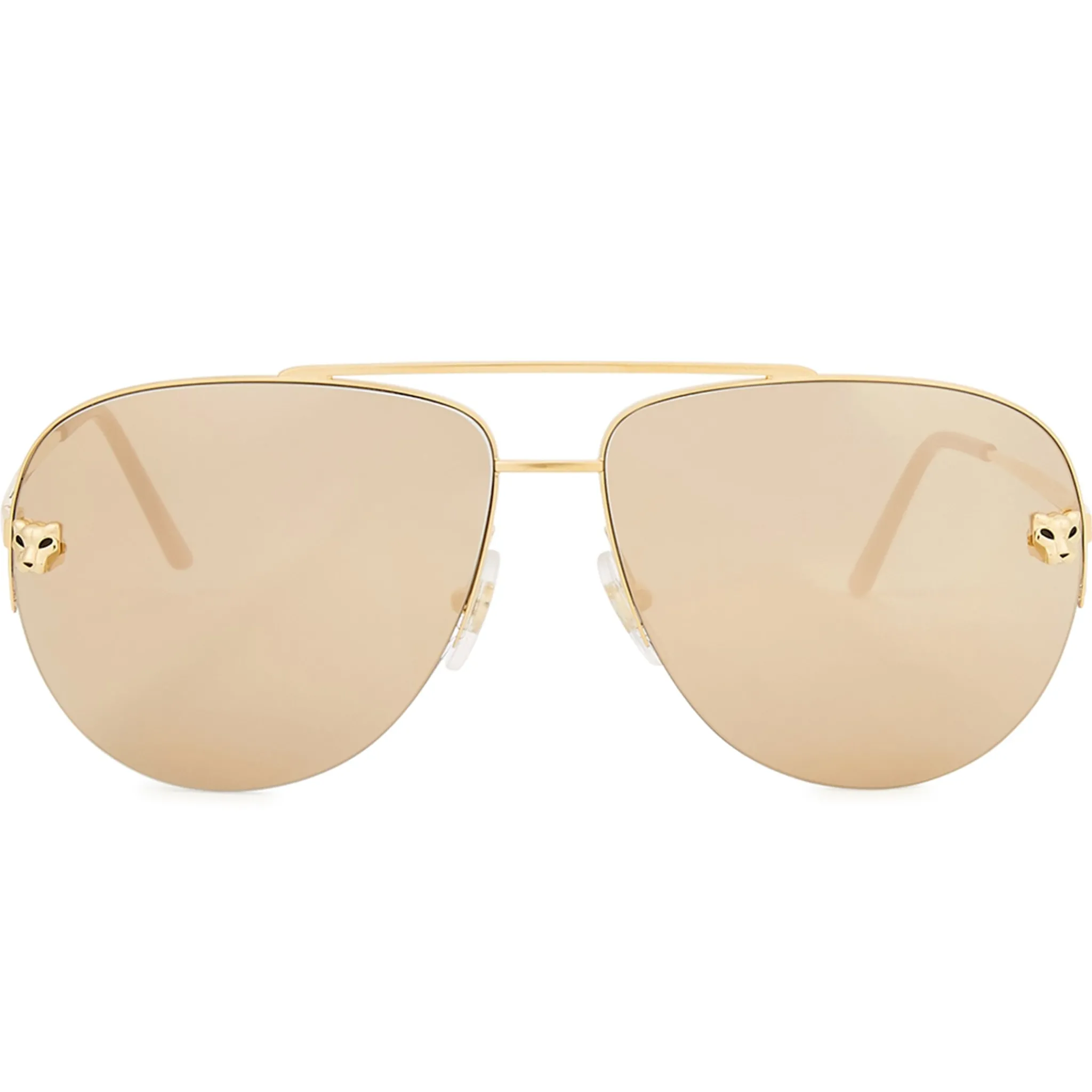 Cartier Eyewear Cartier Panthère De Cartier CT0065S-002 Gold Sunglasses< Sunglasses