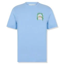 Casablanca Casa Larche Tennis Blue T Shirt< T-shirts