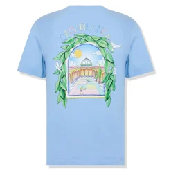 Casablanca Casa Larche Tennis Blue T Shirt< T-shirts
